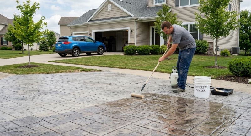 Paver Driveway Sealing in Redmond, WA