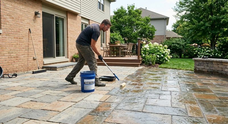 Hardscape Sealing in Renton, WA